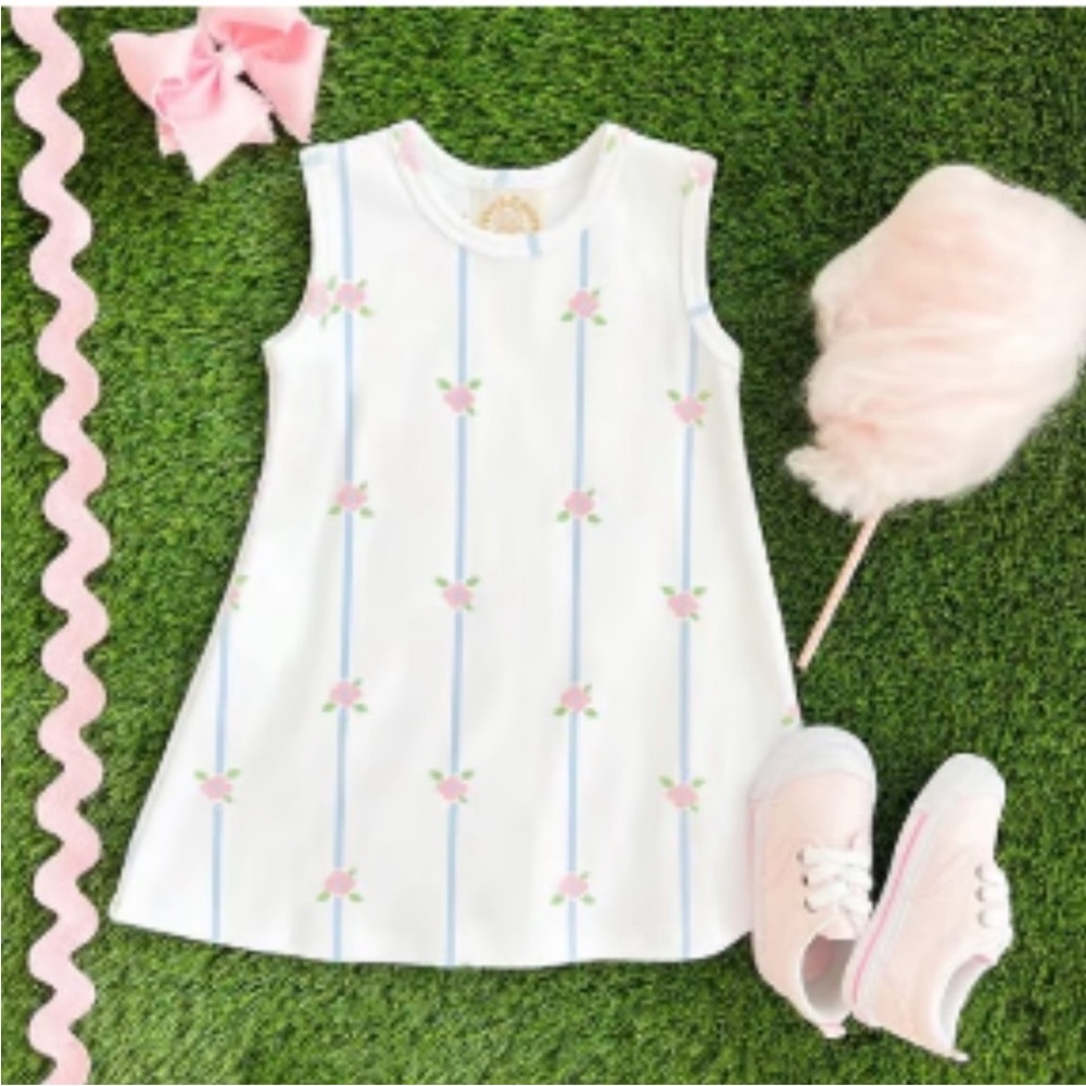 Beaufort Bonnet Co Sleeveless Polly Play Dress in Savannah Sound Stripe